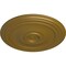Ekena Millwork Reece Ceiling Medallion (Fits Canopies up to 6 3/4"), Hand-Painted Gold, 21"OD x 1 1/4"P CM21REGLS - alternate 3